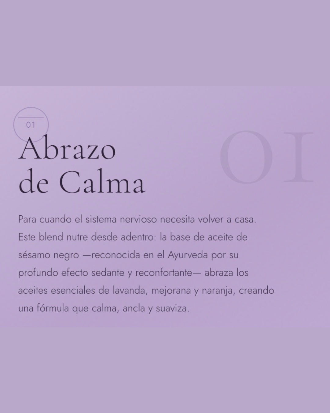 Roll on Hacia la calma
