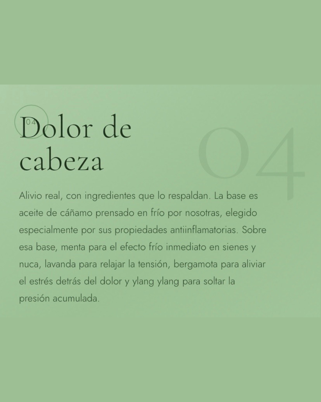 Roll on Alivia dolor de cabeza
